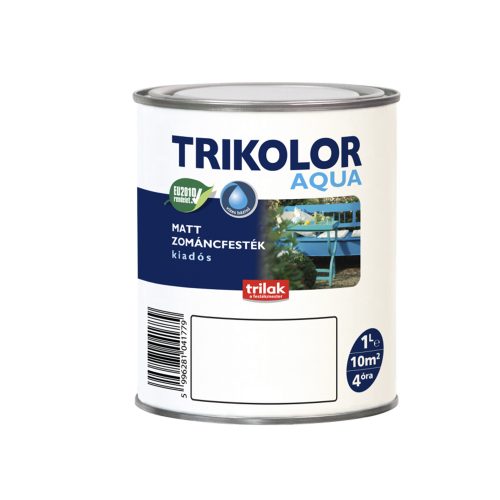 Trikolor aqua matt zománcfesték 1l