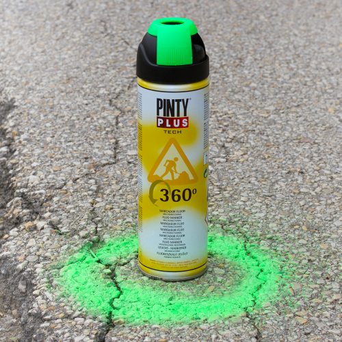 PintyPLus TECH Fluoreszkáló jelölő spray 360º 500ml