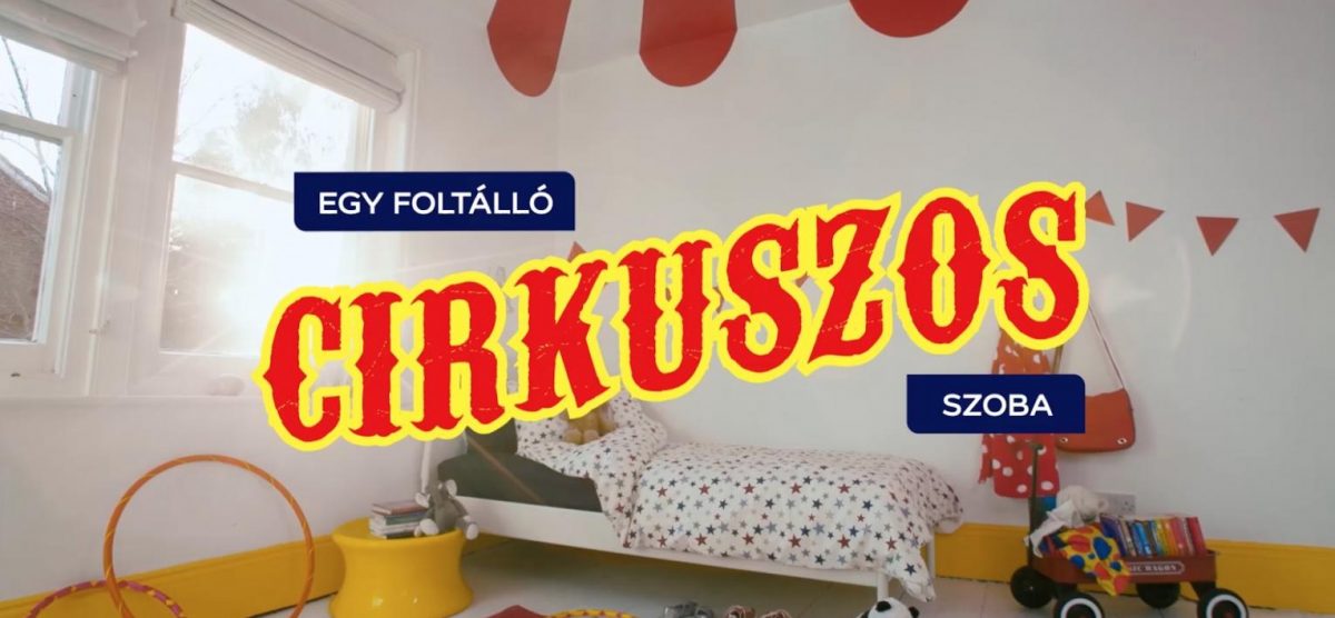 Világszám a porondon, avagy gyerekszoba cirkusz módra!
